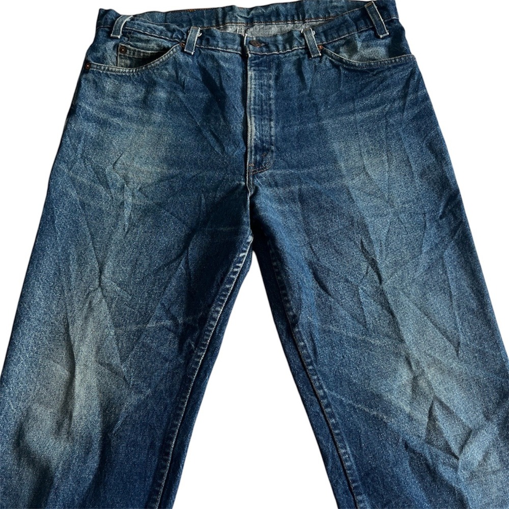 Levis Orange Tab 509 Jeans Mens 38x32 (Fit 36x31) Thrashed Cowboy Vintage 80's - Picture 4 of 9